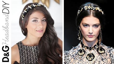 Diy Headband in Dolce and Gabbana style in 20 minutes with 